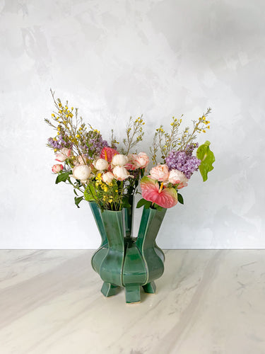 Emperor Vase with Floral Arrangement 