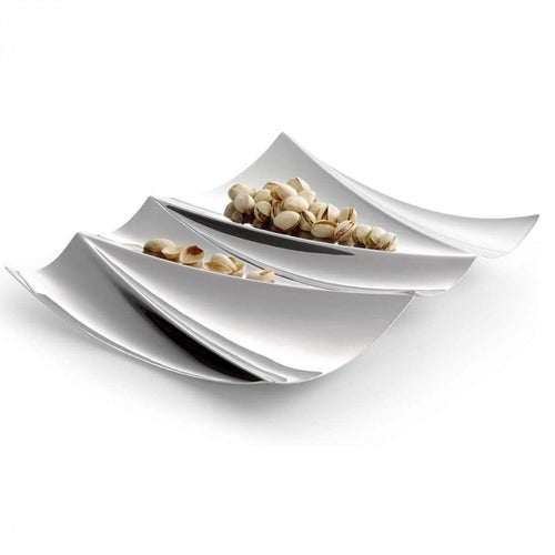 Elegantly Curved Dish-Duo