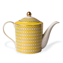 Load image into Gallery viewer, Chess Yellow Teapot 
